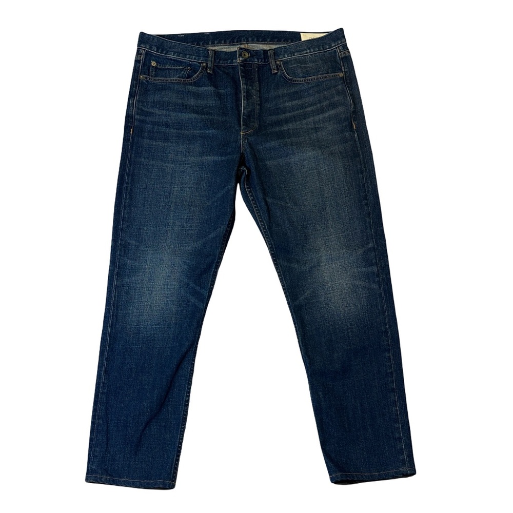 Rag & Bone mens 38x32 slim fit cotton button fly denim blue jeans EUC